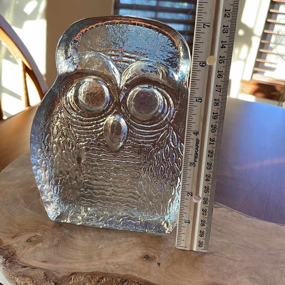 Blenko Glass Owl - Picture 4 of 7